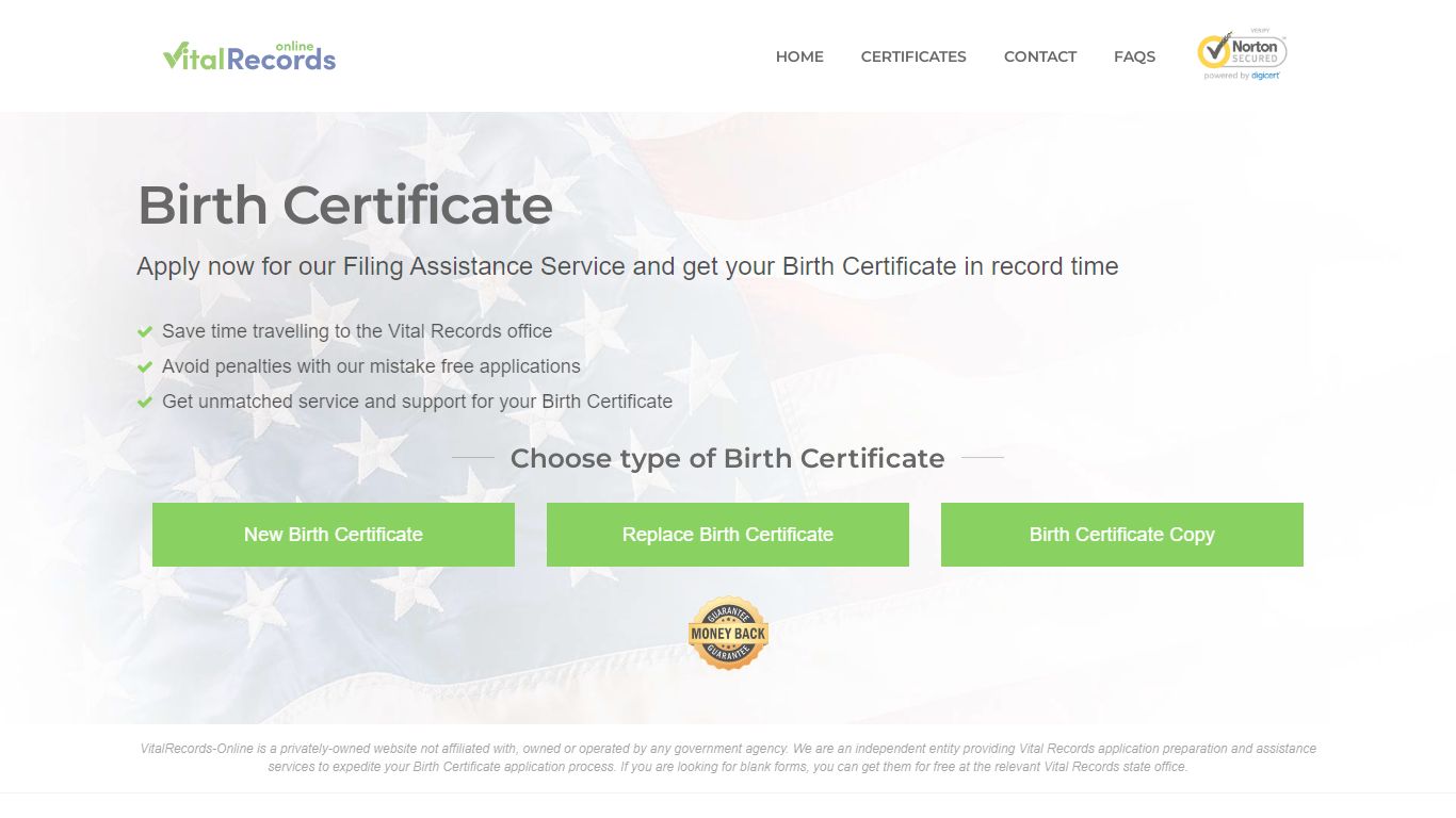 VitalRecords-Online/Birth Certificate